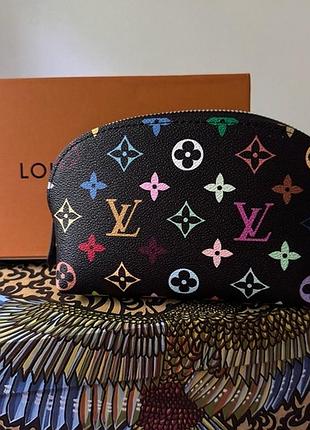 Косметичка в стилі відомого бренду monogram multicolor