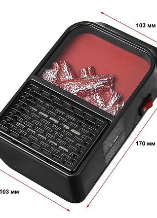 Електричний обігрівач для офісу flame, дуйка з регулятором температури, обігрівач для опалення дому wh-69