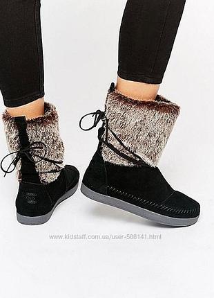 Р.32,33,36 замшеві чобітки toms оригінал