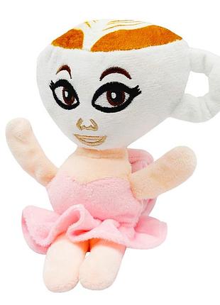 Дитяча м'яка іграшка-браслет "балерина капучино" ibr-h-5 музична