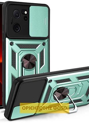 Чехол ummi camshield serge ring для xiaomi poco f6 зеленый