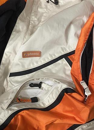 Куртка phenix оригінальна біла помаранчева 4