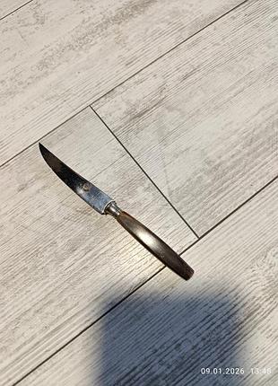 Старинный маленький нож, ручка из рога