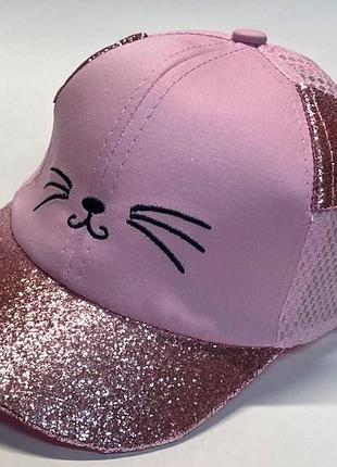 Кепка сетка с ушками детская 1-4года 44-48 размер 44