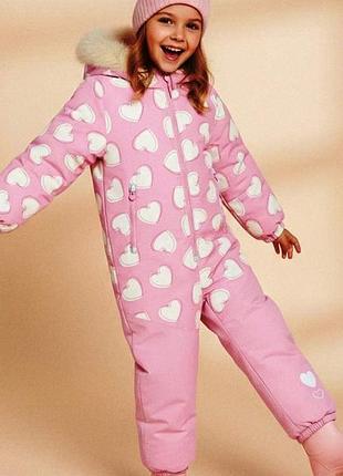 Комбинезон зимний на девочку 92-146 рост польша 885dx-mlc 128