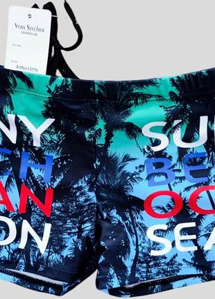 Плавки шорты vera stecher на мальчика 8-16лет №83778 италия 140