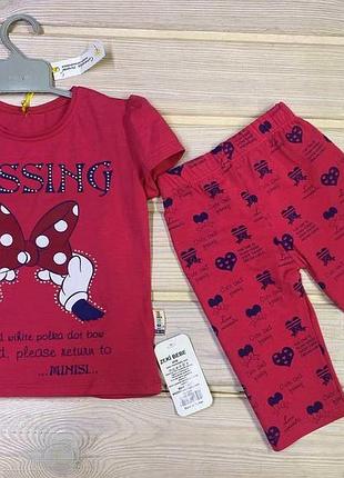 Літній костюм на дівчинку 80-92 зріст туреччина 86