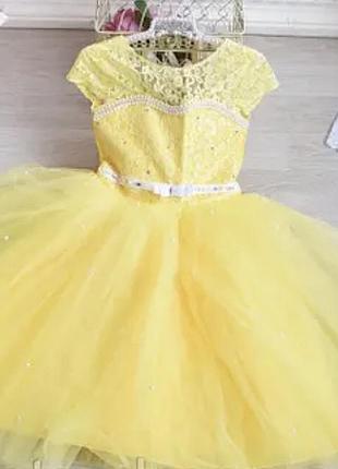 Плаття ошатне пишне 116-140 зріст 5-9 років