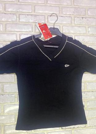 Футболка черная 140-164 размер