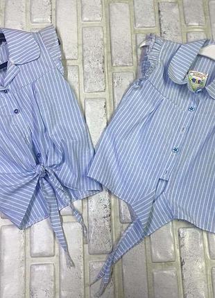 Блуза на зав'язці 92-116 зріст 92