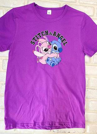 Футболка на дівчинку стіч 92-164 зріст 128