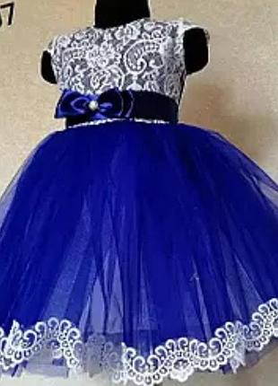 Пишне мереживне плаття на дівчинку 4-7 років 104-122 зростання 104