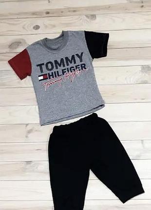 Костюм футболка бриджі tommy hilfiger 86-122 зріст 110