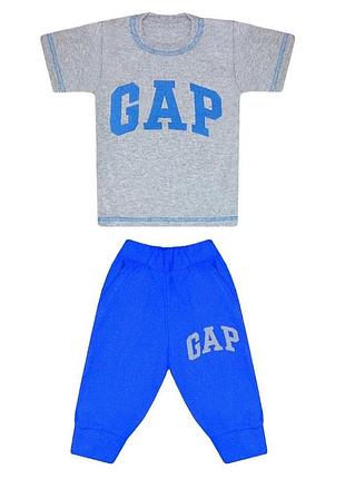 Костюм футболка бриджи gap 86-128 рост 122