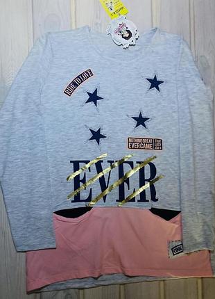 Реглан туніка для дівчинки 128-158 туреччина 158