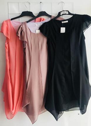 Платье школьное шифон 122-176 рост с накидкой 146