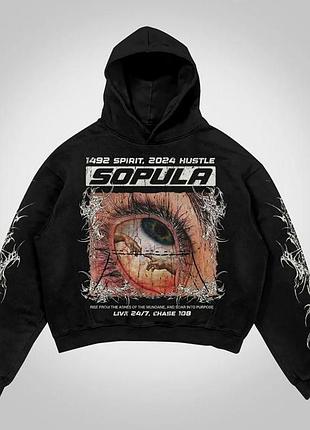 Худі, сіра толстовка для підлітка хлопчика 2765722736 розмір 130 см