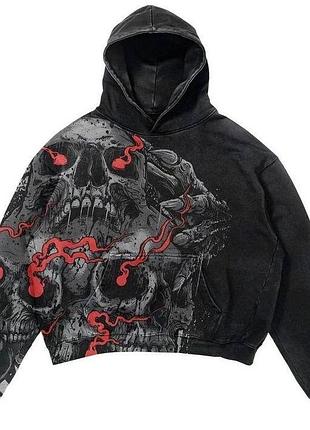 Худі, сіра толстовка для підлітка хлопчика 2765722826 розмір 160 см