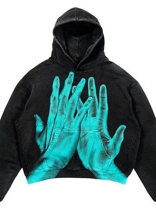 Худі, сіра толстовка для підлітка хлопчика 2765722707 розмір 130 см