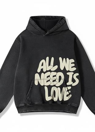 Худі, сіра толстовка для підлітка хлопчика 2765722739 розмір 130 см