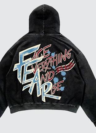 Худі, сіра толстовка для підлітка хлопчика 2765722854 розмір 160 см