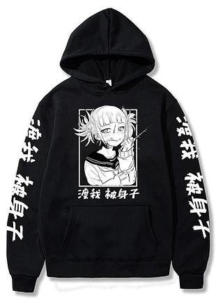Худи, черная аниме для подростка мальчика 2765865234 размер 130 см