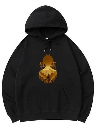 Худі, чорна аніме для підлітка хлопчика 2765866722 розмір 150 см