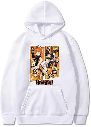 Худи, белая аниме для подростка мальчика 2765865845 размер 130 см