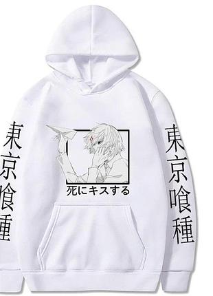Худи, белая аниме для подростка мальчика 2765865402 размер 130 см