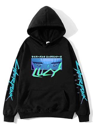 Худі, чорна аніме для підлітка дівчинки 2789015967 розмір 150 см
