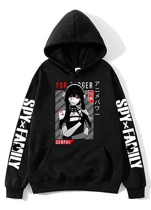 Худи, черная аниме для подростка девочки 2789016543 размер 150 см