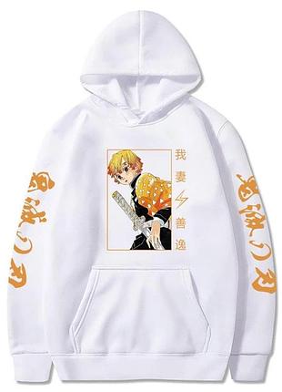 Худі, біла аніме для підлітка хлопчика 2765867243 розмір 150 см