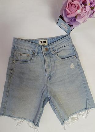 Шорти джинсові tally weijl (tw totally unstoppable) eur 32 висока талія