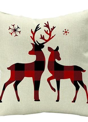 Подушка бамбуковая 50×50 с велюровой наволочкой и принтом 2820025120