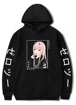 Худі, чорна аніме для підлітка дівчинки 2789016026 розмір 140 см
