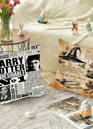 Подушка бамбуковая 50×50 с велюровой наволочкой и принтом 2820025641