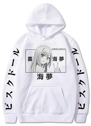 Худи, белая аниме для подростка девочки 2789017337 размер 170 см