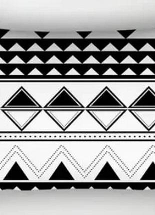 Подушка бамбукова 50×50 з велюровою наволочкою та принтом 2820025162