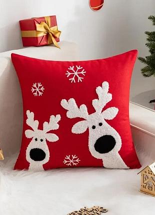 Подушка бамбукова 50×50 з велюровою наволочкою та принтом 2820028270