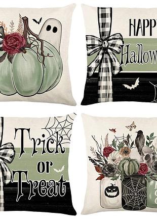 Подушка бамбукова 50×50 з велюровою наволочкою та принтом 2820027139