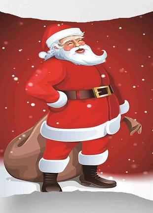 Подушка бамбуковая 50×50 с велюровой наволочкой и принтом 2820027218