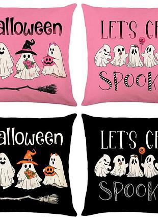 Подушка бамбукова 50×50 з велюровою наволочкою та принтом 2820027840