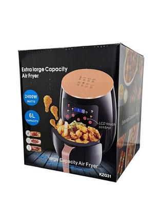Аерогриль air fryer 2400w 6л kzg31