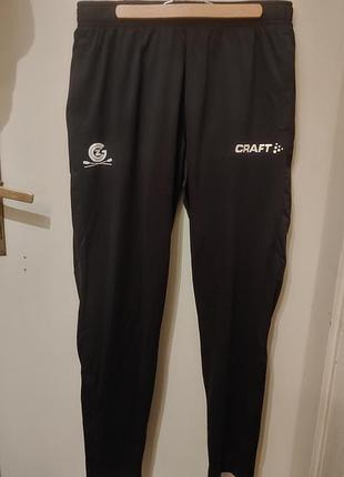 Чоловічі чорні спортивки від craft. р. м