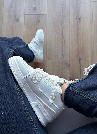 Кроссовки витон trainer triple white арт 10013 4