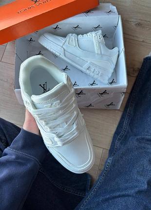 Кроссовки витон trainer triple white арт 10013 6