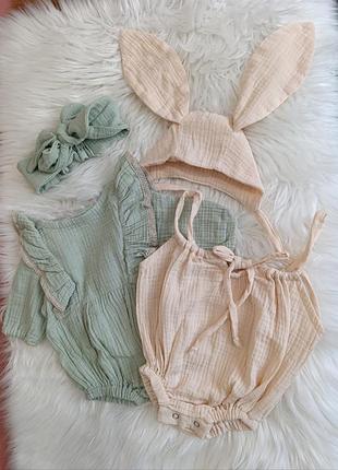 Боди в чепчик праздничный для новорожденных боди для фотосессии