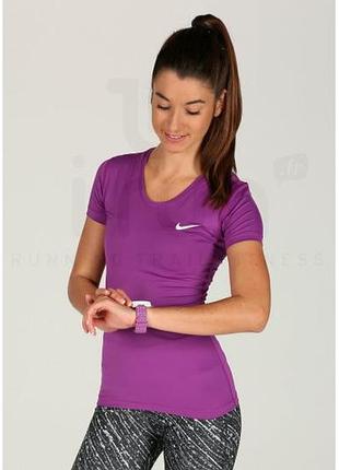 Футболка с коротким рукавом nike dry-fit жіноча спортивна футболка оригінал