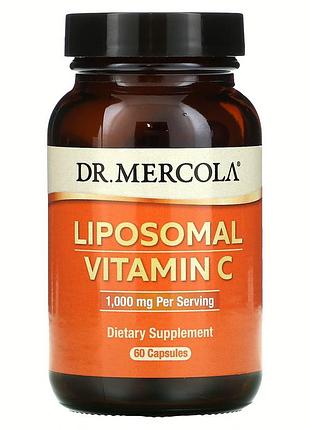 Липосомальный витамин с, dr. mercola, 500 мг, 60 капсул