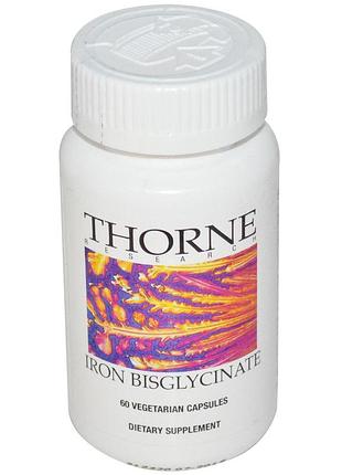 Залізо, thorne research, 60 капсул
